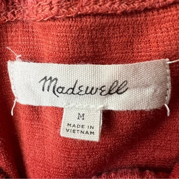 MADEWELL | Casual Off Shoulder Mini Dress size medium - Picture 8 of 8